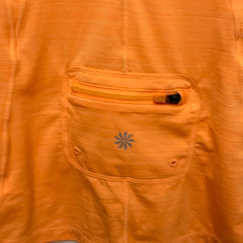Athleta women's activewear top 1/4 zip, cap sleeve, Sz M, EUC - Picture 7 of 10